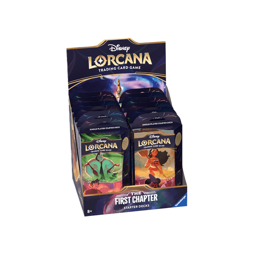 final fantasy mtg gift bundle contents Disney Lorcana: The First Chapter Starter Deck Display