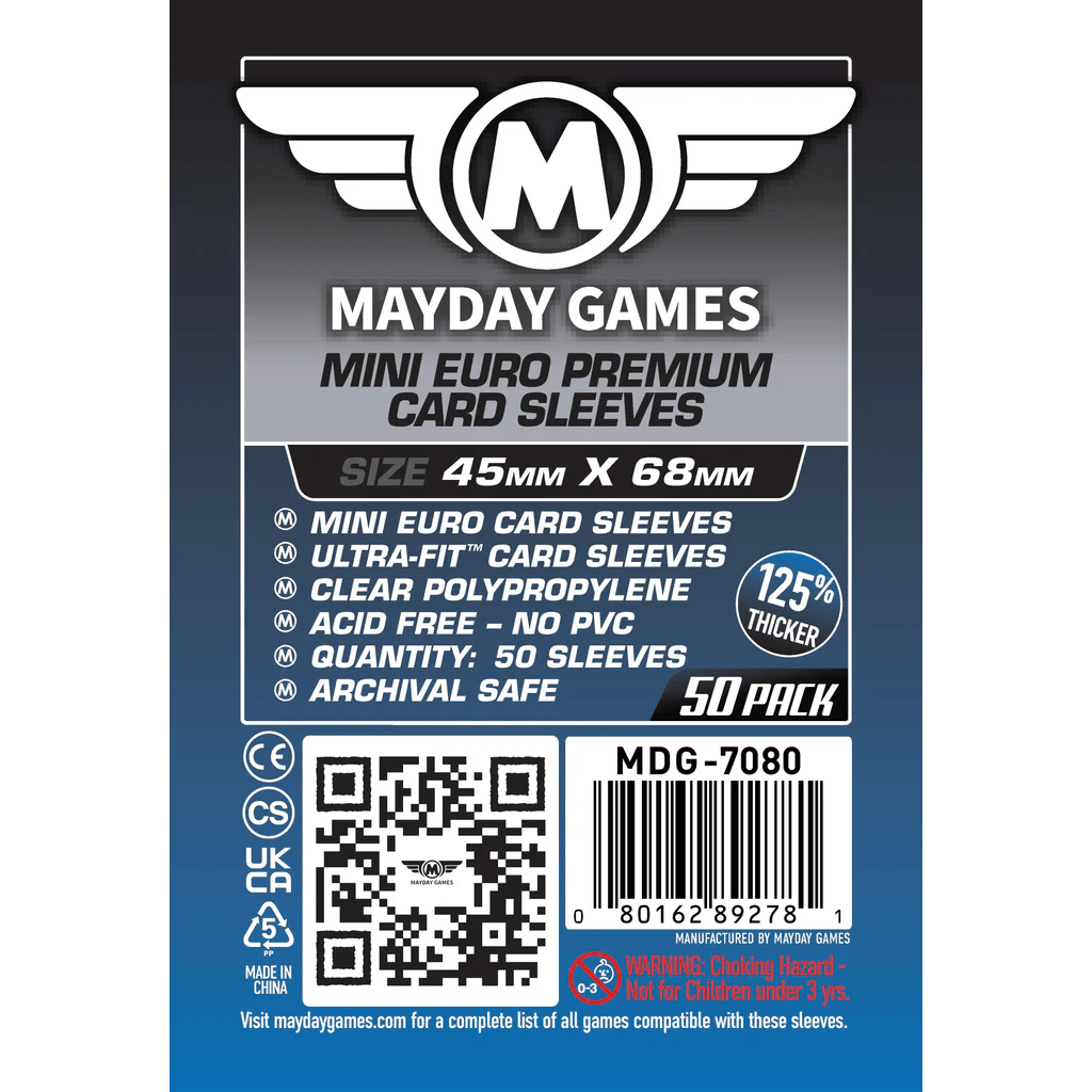 Mayday Games Premium Card Sleeves 45 mm X 68 mm