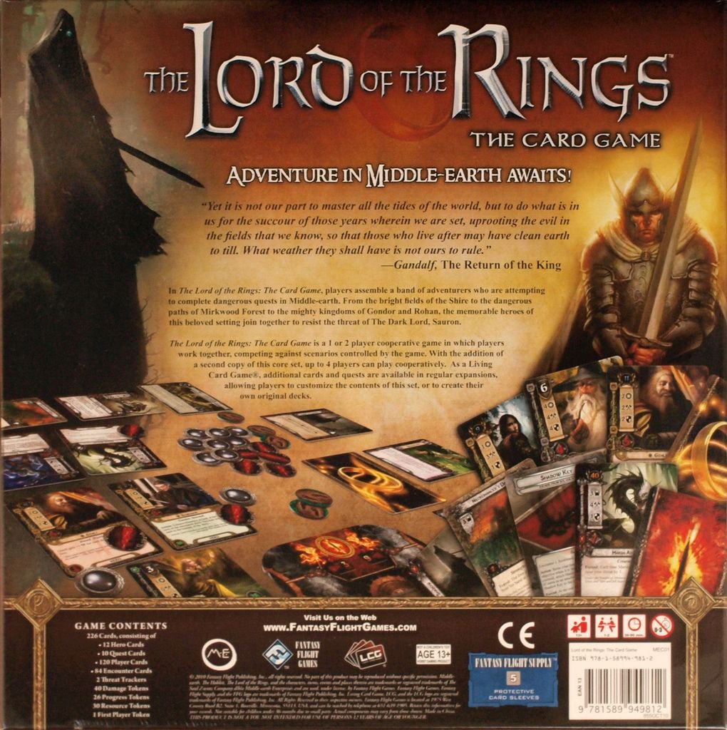 The Lord of the Rings: The Card Game - Gamer's Dream