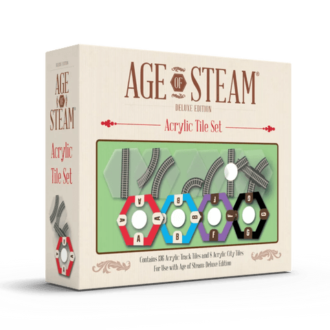 Age of Steam Deluxe: Acrylic Track Tiles
