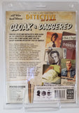 The Detective: City of Angels – Cloak & Daggered Expansion box from Van Ryder Games showcases spy-themed art and details for this thrilling Single Case Pack scenario.