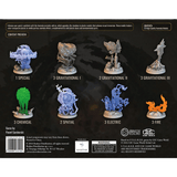 The S.T.A.L.K.E.R. The Board Game Anomalies Model Pack by Awaken Realms features 10 unique miniatures—1 Special, 3 Gravitational, 1 Chemical, 1 Spatial, 1 Electric, and 3 Fire—each colored and posed to bring your Zone game sessions to life.