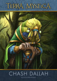 A fantasy illustration of a humanoid parakeet in ornate robes and armor with a staff, set in a forest. The text reads: Terra Mystica: Fan Factions Expansion by Capstone Games, inspired by the popular board game.