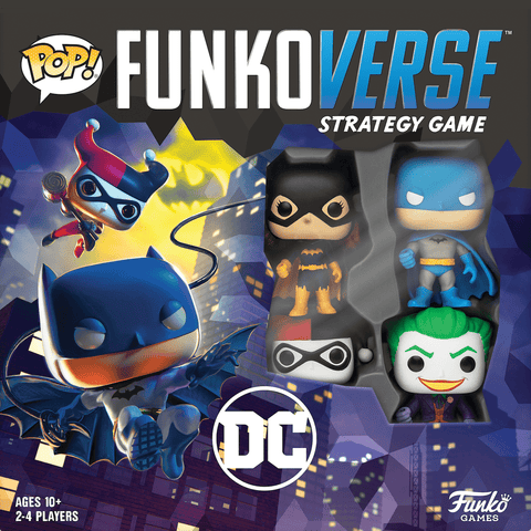 Funkoverse Strategy Game: DC Comics 4-Pack