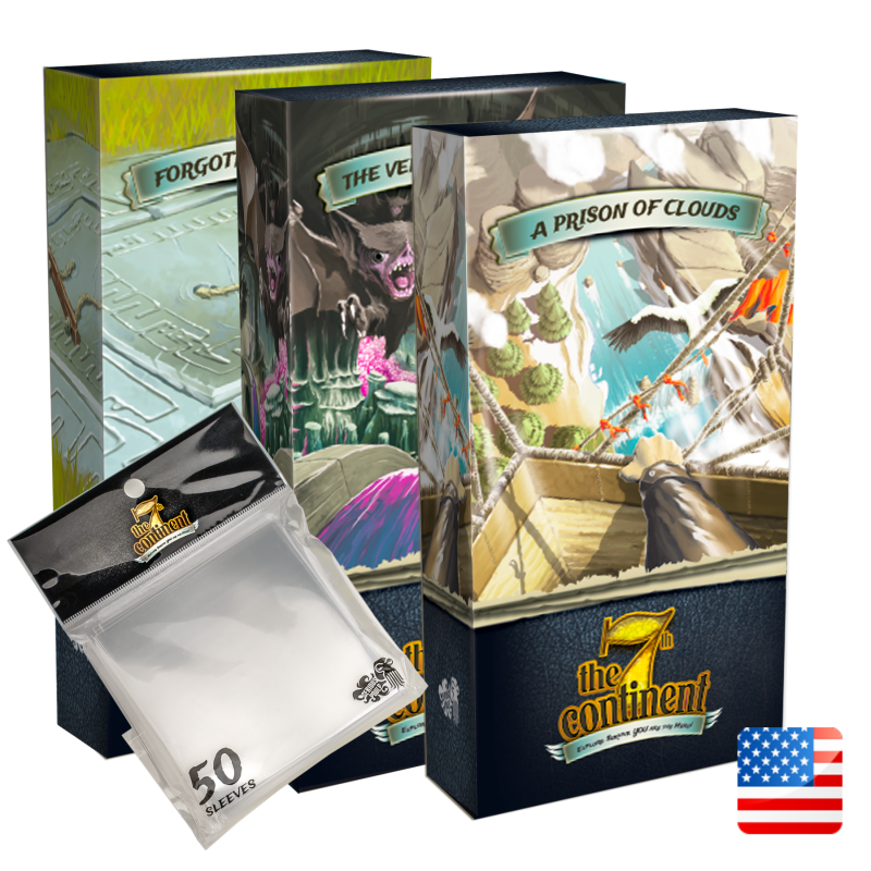 The 7th Continent: What Goes Up Must Come Down Expansion - Classic Edition The 7th Continent: What Goes Up Must Come Down Expansion - Classic Edition